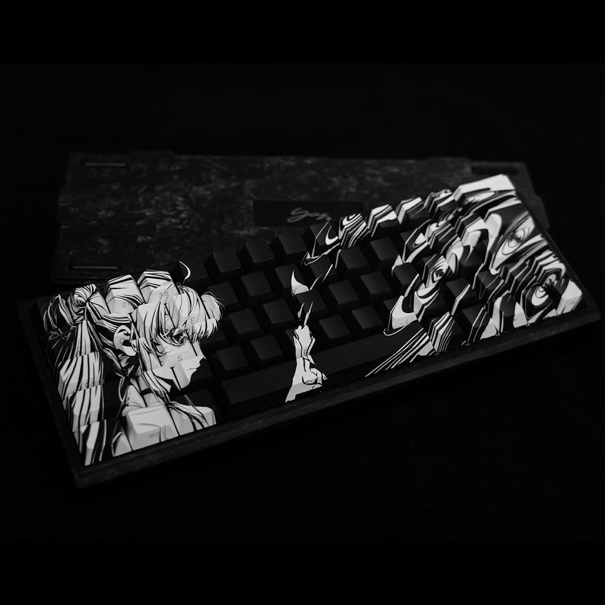 WLMouse Ying63 8K Hall Effect Carbon Forged 60% Gaming Keyboard Rapid Trigger DKS SOCD Wooting