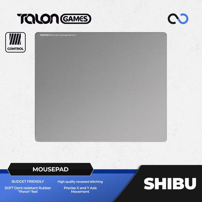 TALONGAMES SHIBU Soft Rubber Base Gaming Mousepad (Control) QUAOAR Neutron Pro surface