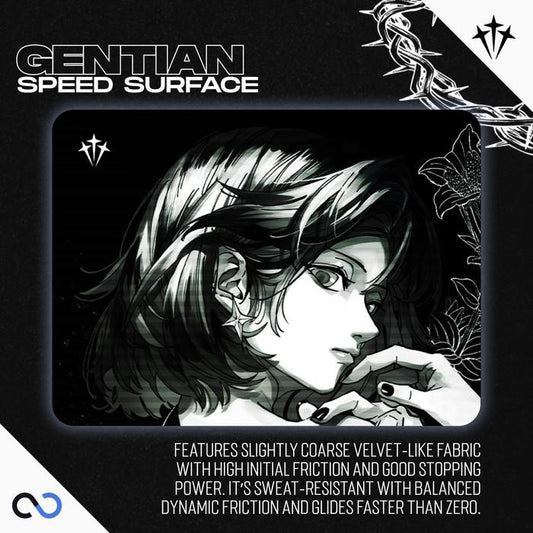 Aimstar Gentian Poron base Gaming Mousepad (Hybrid-Speed)