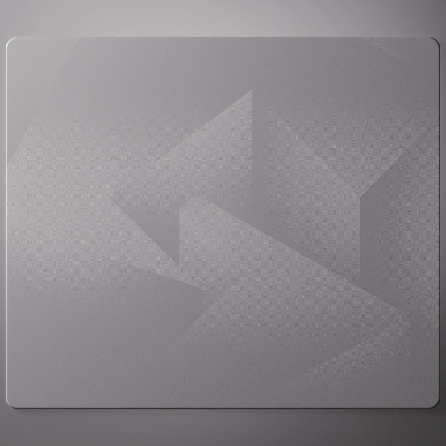 [PO] GLSSWRKS Polarity Silicone Base COATED Glass Gaming Mousepad Kaca (Hybrid)