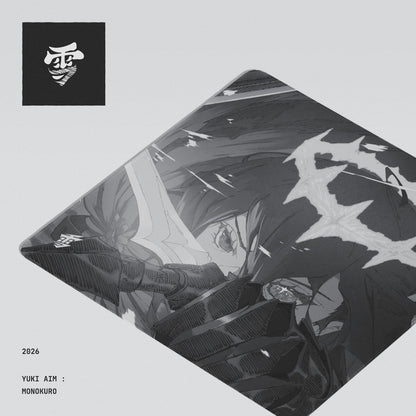 Yuki Aim Monokuro Cloth Limited Edition Poron Base Gaming Mousepad (hybrid-Control)