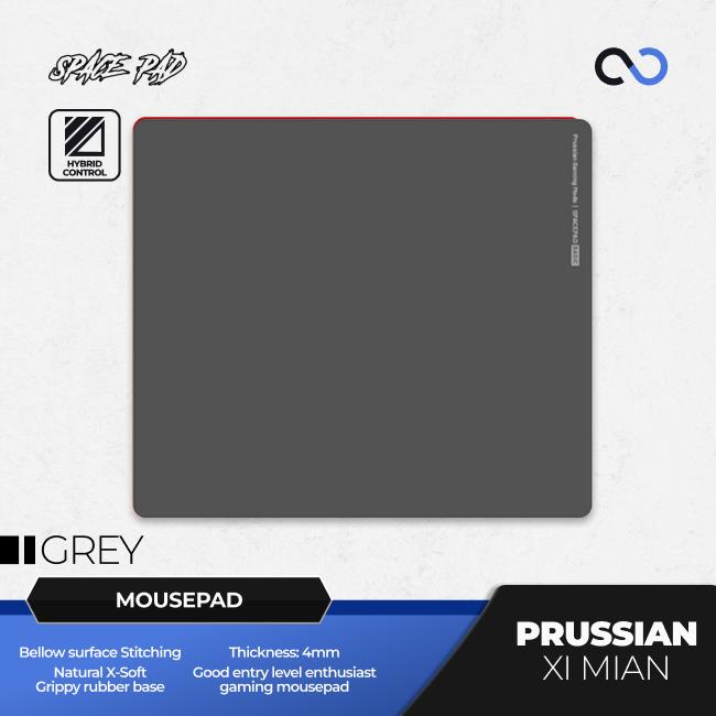 Spacepad Prussian V2 Xi Mian Rubber Base Gaming Mousepad (Hybrid-Control)