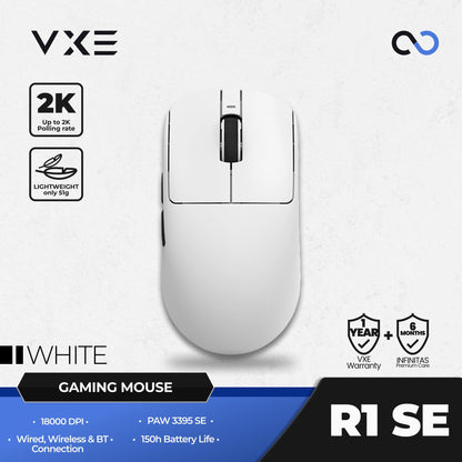 VXE R1 SE+ Wireless Light Weight PAW3395 SE Gaming Mouse