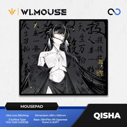 WLMouse QISHA Inoac Poron Base Gaming Mousepad (Speed/Balance/Control)