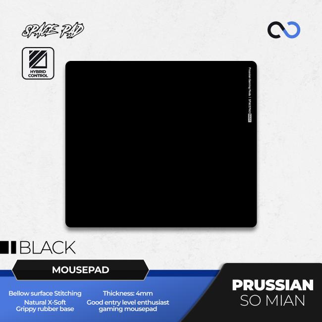 Spacepad Prussian So Mian Rubber Base Gaming Mousepad (Hybrid-Speed)