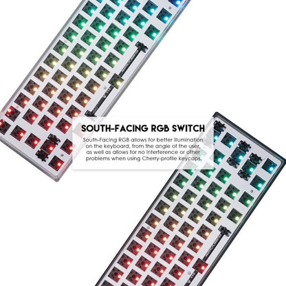 Fantech Maxfit61 Frost MK857 60% Hotswap Mechanical Keyboard