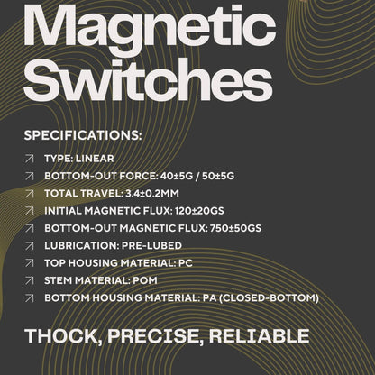 Owlab Ti HE Magnetic Hall Effect Keyboard switch (Linear)
