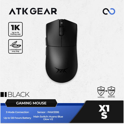 ATK X1 S Blazing Sky Wireless Light Weight PAW3395 Gaming Mouse Viper V3 Pro Shape