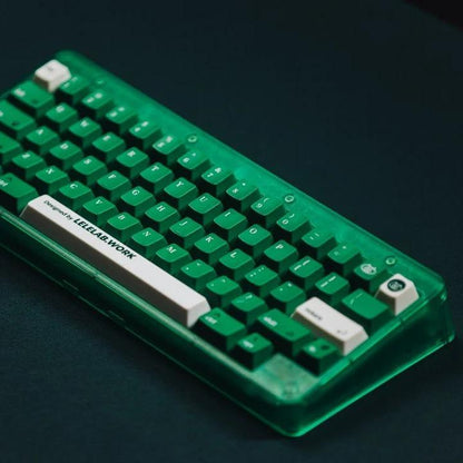 LeleLab Supsup Colombian Green Keycaps Cherry Profile UV Printed ABS Keycap 138-Keys