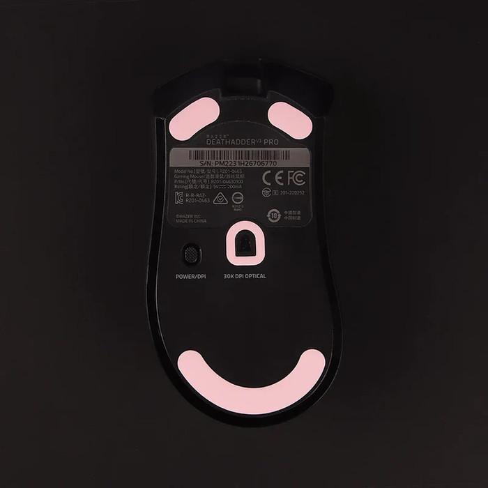 Unusual Way Sports Pink Fox Razer Deathadder V3 Pro Mouse Feet / Mouse Skate PTFE (Hybrid)