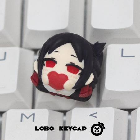 Lobo Kaguya Shinomiya Love is war Anime Theme Artisan Keycaps Resin Keycap