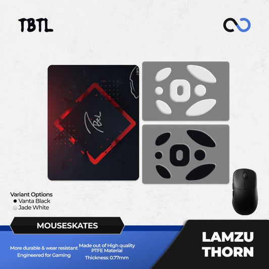 TBTL Lamzu Thorn Mouse Feet / Mouse Skate PTFE for Cloth Mouse pad