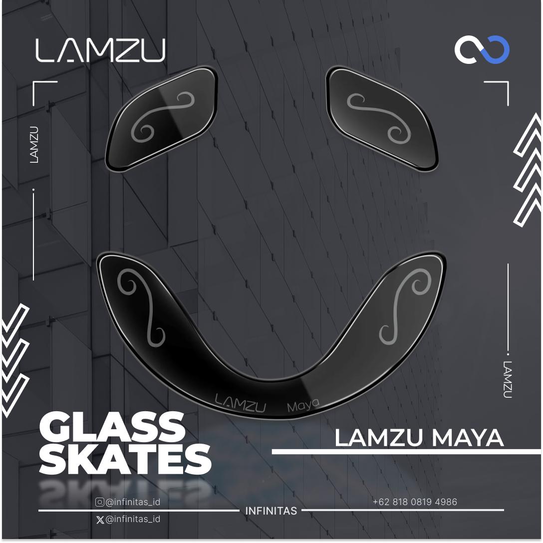 Lamzu Maya Glass Skate / Glass Glide mouse feet (Speed)