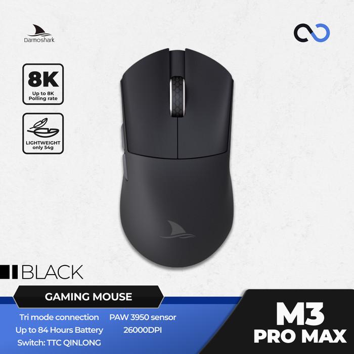 Darmoshark M3 PRO MAX 8k Kiran Wireless Ultra Light Ambi Gaming Mouse