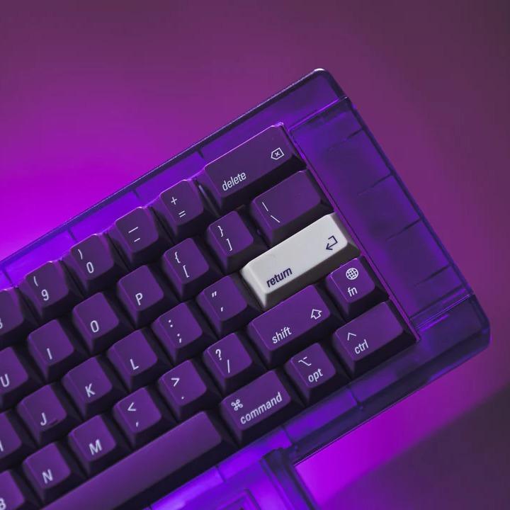 LeleLab Supsup Purple MacOS Keycaps Cherry Profile UV Printed ABS Keycap 138-Keys