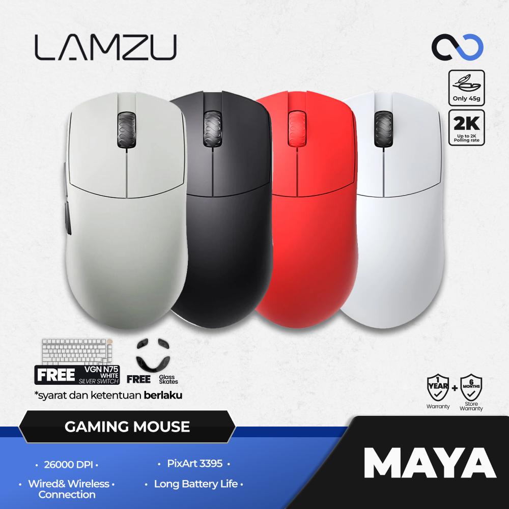 Lamzu Maya 4k Wireless Ultra Light Ambidextrous Gaming Mouse