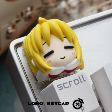 Lobo Nijika Ijichi Bocchi the Rock Anime Theme Artisan Keycaps Resin Keycap