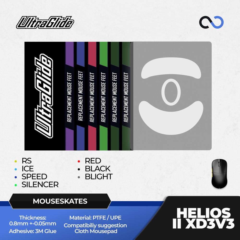 Meow Gaming Gear Ultraglide Fantech Helios II XD3 V3 Gaming Mouse Feet / Mouse Skate