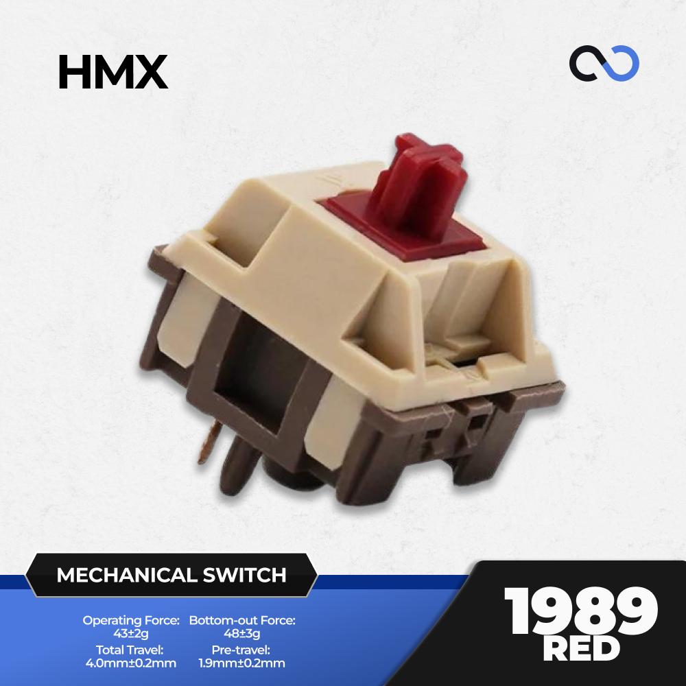 KTT x 80Retros GAME 1989 RED Mechanical Keyboard PCB Mount Switch (Linear)