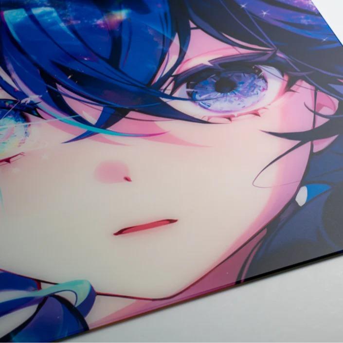 [PO] KANAMI Hoshino Silicone Base COATED Gaming Glass Mousepad Kaca (Speed)