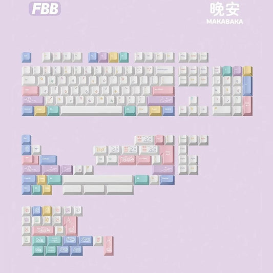 FBB Good Night Keycaps Cherry Profile Dye sub PBT Keycap 174-Keys