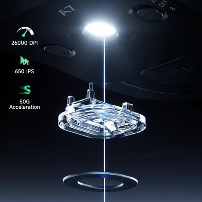 MCHOSE M7 Pro 8K Wireless Ultra Light Weight Gaming Mouse U2 Shape