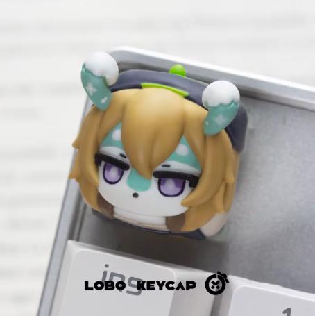 Lobo Melusine Genshin Impact Theme Artisan Keycaps Resin Keycap