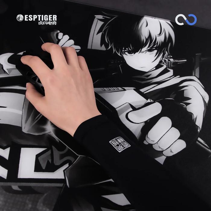 ESPTiger Lotus Poron Base Glass Gaming Mousepad Kaca (Speed)