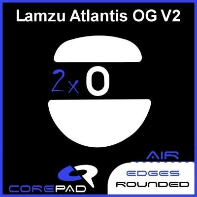 Corepad AIR Lamzu Atlantis OG V2 PTFE Mouse Feet / Mouse Skate for Cloth Mouse pad (Speed)