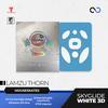 Skyglide StatTrak White 3D Series Gaming Mouse Feet / Mouse Skate PTFE (Hybrid)